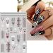 Christmas Nail Stickers 9 Sheets Self-Adhesive Nail Decal Elk Nail Art Decoration Design Supplies - Buy Online on GoSupps.com