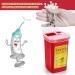 20 Pcs 1 Quart Flip Top Sharps Container - Small Portable Disposal Bin for Tattoo Parlors, Office, Barbershop, Home & Travel - Red, 6x4x3 - Buy Online on GoSupps.com