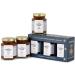 Savoury Favourites Gift Box - 3 x 100g Jars of Hot Garlic Pickle, Spicy Tomato & Caramelised Onion Chutney - Buy Online on GoSupps.com