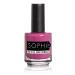 SOPHi Non Toxic Low Odour Cruelty Free Vegan Nail Polish Matte Plum Purple (PLUM-P up the volume) Plump Up the Volume