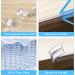 Clear Baby Proofing Corner Protectors - Furniture Edge Safety Bumpers - 6.6ft Soft Edge Guard with Strong Adhesive - 0.4in Width - 6.6ft Length - Buy Online on GoSupps.com