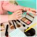 400 Pcs Clear Makeup Tape & Sheer Nail Polish Foundation Palette - Perfect for Eye Shadow & Creams | Versatile Makeup Hand Palette Stickers - Buy Online on GoSupps.com