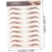 DRESSOOS 8pcs Imitation Eco Eyebrow Sticker Stickers Eye Brow Shaping Kit False Eyebrows Cosmetics 3d Make up - Buy Online on GoSupps.com