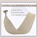 Nano Hair Extensions Human Hair Blonde Nano Beads Hair Extensions Human Hair Platium Blonde Hair Extensions Nano Straight Hair 20in 50g 1g/s #60A - Buy Online on GoSupps.com