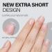 AILLSA Extra Short Coffin Nail Tips - 450PCS Matte Soft Gel Full Cover Nails - Pre-shaped Acrylic False Gelly Tips for DIY Press On Nails - 15 Sizes in Gift Box - Buy Online on GoSupps.com