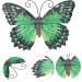Alipis 1pc Wrought Iron Butterfly Pendant Vintage Decor Window Trim Bed Chic Craft Office Metal The Flowers 19x13cm Green - Buy Online on GoSupps.com