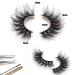 Veleasha 18MM Wispy Faux Mink Eyelashes - 7 Pairs Luxury Cat Eye Lashes (804) - Handmade Natural Look - Buy Online on GoSupps.com