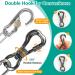 XiaZ Heavy Duty Dog Chains for Outside 30FT Stainless Steel Tie Out Cable with Swivel Hook for Large Medium Dogs Metal Chew Proof Pet Runner Chain Leash Lead for Outdoor Camping Hiking Yard 3MM Silver 3mm 30ft - Buy Online on GoSupps.com