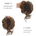 Claw Messy Bun Hairpiece Clip | Wavy Curly Chignon Updo | Synthetic Ponytail for Women and Girls - Buy Online on GoSupps.com