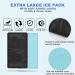 Tutmyrea Extra Large Gel Ice Pack with Soft Fabric Cover - Reusable Cold Compress for Injuries, Back Pain Relief, Knee, Hip, Sciatica - Buy Online on GoSupps.com