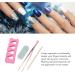 Straight Nail Tweezers Effective Grinding Bar Manicure Pliers Clippers with Finger Separator for Professional Household - Buy Online on GoSupps.com