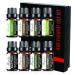 Vetiver,Patchouli,Myrrh,Ylang Ylang,Black Pepper,Cinnamon,Ginger,Juniper Berry Essential Oil Sets Organic Natural Plant Oils for Diffuser Humidifier - 8 Pack x10ml