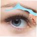 NOLITOY Eyebrow Shaper Brow Stencil Eyebrow Guide Template Auxiliary Constant Temperature Supplies 17.3x5.9cm Blue - Buy Online on GoSupps.com