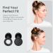 Reusable Silicone Ear Plugs for Sleeping & Noise Reduction - 2 Pairs with 8 Soft Ear Tips (S/M/L) - 25dB Hearing Protection for Concerts & Focus - Black - Buy Online on GoSupps.com
