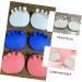 Silicone Toe Spacers - 1 Pair for Bunion Relief and Nail Polish - Pinky Dividers for Varus and Valgus - Men and Women's Foot Care Tool - Buy Online on GoSupps.com