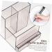 HONMEET 1pc Grinder Storage Rack Manicure Mailbox Bracket Nail Art Stand Tweezer Kit Acrylic Brush Holder Nail Drill Bits Organizer Tech Mobile Phone Holder Nail Polisher Organizer Plastic 10.3x9.7cm Black - Buy Online on GoSupps.com