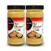 KA-ME Chinese Style Hot Mustard 7.25 oz (Pack of 2), Authentic Asian Ingredients and Flavors, Certified Gluten Free, No Preservatives/MSG, Condiments For Egg & Spring Rolls, Fried Wonton, Roasted Pork Belly, Chinese Beef H