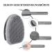 Yeadmal Silicone Facial Cleaning Brush | 2-Part Face Scrubber for Men & Women | Soft Face Brush (White & Gray) - Best for Radiant Skin - Buy Online on GoSupps.com