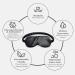 OLESILK Silk Sleep Mask Eye Mask Blindfold for Full Night's Sleep, Travel & Nap - Double Layer Filling, Elastic Strap, Luxury Bag & Ear Plugs - Black - Buy Online on GoSupps.com
