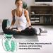 Adjustable Wheels Muscle Roller Massage Device - 15 Rolls 360 Rotation Non-Slip Relaxation for Legs Neck Hands and Arms - Ideal for Yoga Bodybuilding & Indoor Sports - 20 Round Green - Buy Online on GoSupps.com
