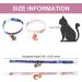 HACRAHO Breakaway Cat Collar 2 PCS - Adjustable Moon Stars Safety Collar for Cats Kittens Puppies - Pink and Blue - Buy Online on GoSupps.com