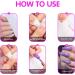 WJIASI Natural False Nails: Oval French Acrylic Artificial Nail Tips for Girls & Women - 500 pc, 10 Sizes - Natural Color - Buy Online on GoSupps.com