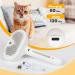 4-in-1 Self-Cleaning Cat Hair Brush - Universal Pet Care Comb with Disposable Essence | Eco-Friendly Green Animal Hair Cleaning Brush - Buy Online on GoSupps.com
