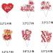 24 Pieces Valentine s Day Themed Cupcake Toppers Love Cupcake Picks Decorations - Buy Online on GoSupps.com