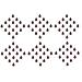 Vama Fashions Tear Drop Small Velvet Tilak Bindi For Women Maroon Bindis for Ladies