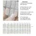 TrueShei Nail Foils - Shining Glitter UV Gel Nail Film | 20PCS Self-Adhesive Gel Nail Stickers & Gellack Wraps for Luminous Glitter Finish - Buy Online on GoSupps.com
