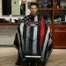 Barber Pro Men's Grooming Cape - Professional Salon Cape for Hairdresser - Waterproof Polyester, Snap Closure - 64'' x 57'' (American Flag Print) - Buy Online on GoSupps.com