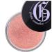 Orange Rose Pastel Loose Mineral Eye Shadow - Organic Talc-Free High Pigment Eye Shadow Palette Makeup with Glitter Eyeshadow in Hot Pink Orange White Light Purple and Bronze