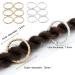 Dreadlock Pearls & Clips - 110pc Hair Accessories Set | Gold & Silver Braids Jewelry & Headband Hair Rings for Hip-Hop Styles - Buy Online on GoSupps.com