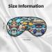 Beach Colored Pebbles Print Double-Sided Eye Mask Soft and Light Blocking for Enhancing Sleep Quality - Buy Online on GoSupps.com