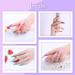 Dip Powder Starter Kit: 4PCS 0.5oz Liquid Set with Activator, Base Coat, Top Coat, Brush Saver - Model 2 - Buy Online on GoSupps.com