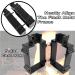 Deecaray Black Cast Iron Flask Mold Holder - 2 Pieces for Sand Casting Metal Jewelry and Tools - Buy Online on GoSupps.com