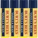 Burt's Bees Vanilla Bean Lip Balm 4-Pack - 100% Natural Moisturizing Formula - Buy Online on GoSupps.com