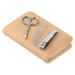 Chali 7-Part Stainless Steel Manicure Set for Men & Women | Complete Nail Care Kit with Case - Nail Scissors Clippers Tweezers Glass Files & More - Buy Online on GoSupps.com