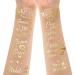 Bride Tribe Metallic Tattoo -27 Pcs Team Bride Tattoos Metallic Temporary Tattoos for Bachelorette Party Do Night Accessories  Wedding Bridesmaid Bridal Shower Party bag fillers Accessories