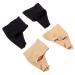 Healifty 2 Pairs cover bunion straightener separators spacers straightener bunion splint bunion for men thumb brace Foot Cover sebs orthopedic insole 10X7cm