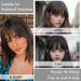 Clip in Fringe Human Hair Fringe Thin Clip in Bangs Hair Extensions Hairpieces with Temples (#2 Light Brown Wispy Bangs - with Temples) Wispy Bangs - with Temples #2 Light Brown - Buy Online on GoSupps.com