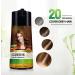 Herbishh Hair Color Shampoo for Gray Hair - Enriched DIY Formula, Golden Brown Shade - Buy Online on GoSupps.com