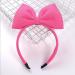 Rose Halloween Bow Headband | Big Bow Hair Hoop for Women | Fluffy Hairband for Christmas Party | Handmade Hair Accessory - Buy Online on GoSupps.com