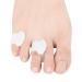 Hoogoo Pinky Gel Toe Separators 10Pcs Silicone Toe Spacers Small Toe Protector Spreader Cushions for Curled Overlapping Separate Toe Correct Hammer Toes Protect Toes 10 Count (Pack of 1)