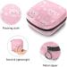 Pink Pig Menstrual Cup Pouch & Sanitary Napkin Holder - Cute Feminine Period Storage Bag | Multi-colored - Buy Online on GoSupps.com