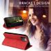 Haygdz Leather Cover for Huawei Mate 20 Lite Premium PU Wallet Case with Card Compartment & Stand Red - Buy Online on GoSupps.com
