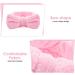 Molain Spa Headband | Bowknot Hair Band for Women | Coral Fleece | Elastic | Headband for Washing Face & Shower | Pink - Buy Online on GoSupps.com