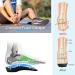 High Arch Support Insoles 3/4 Orthotic Inserts for Flat Feet Plantar Fasciitis Relief Overpronation | Black & Blue | Men 6.5-8.5, Women 7.5-9.5 - Buy Online on GoSupps.com