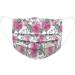 SDFRK 50-Piece Adult Floral Design 3-Layer Face Masks - Breathable Cloth Bandana Scarf for Nose and Mouth Protection - Colorful 3D Rose Print - Buy Online on GoSupps.com