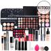 CHSEEA Makeup Gift Set Complete Starter Makeup Kit All-in-One Make Up Kit Lip Gloss Concealer Eyeshadow Palette Highly Pigmented Cosmetic Set for Teenage Girls & Adults #4 - Buy Online on GoSupps.com